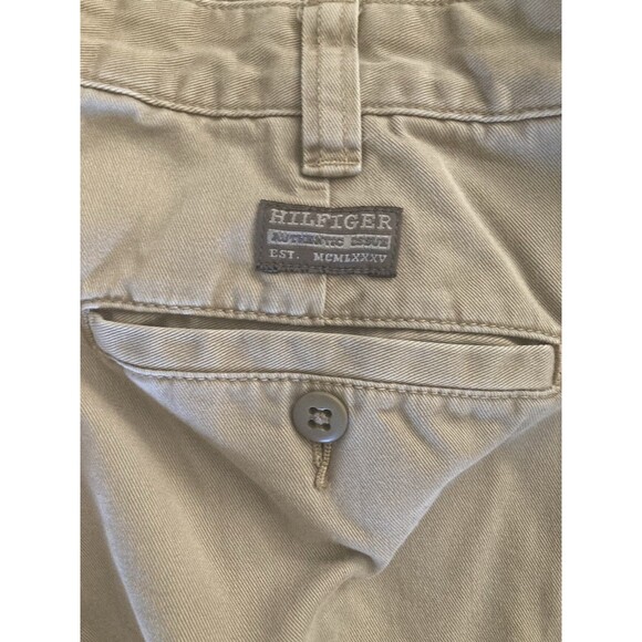 Tommy Hilfiger Vintage 90s Y2K Mens Cargo Pants Size 34/32 Khaki Beige Baggy - Picture 5 of 8